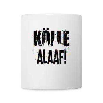 Fröhlicher Jeck an Karneval, Kölle Alaaf - Tasse - Weiß - Vorne