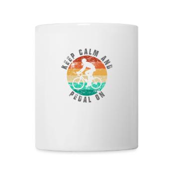 Retro Bike Funny Cyclist - Mug - white - Front