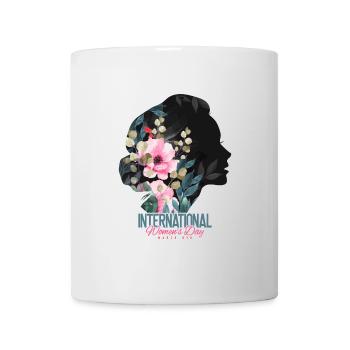 Bonne Journée internationale de la femme le 8. - Mug blanc - blanc - Devant