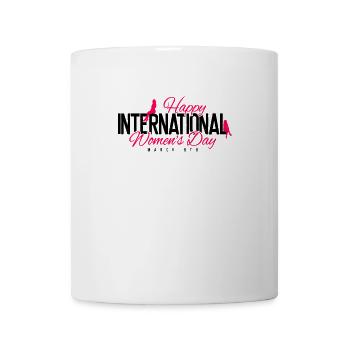 Bonne Journée internationale de la femme le 8. - Mug blanc - blanc - Devant