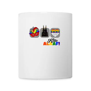 Jede Jeck es anders! Ich auch. LGBTQ Karneval Köln - Tasse - Weiß - Vorne