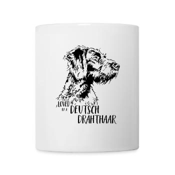 Loved by a German Wirehair Dogs Wilsigns - Mug - white - Front