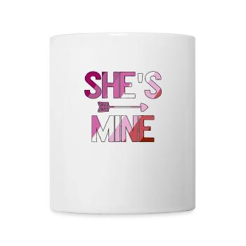LGBTQ love. She is my - Mug - white - Front