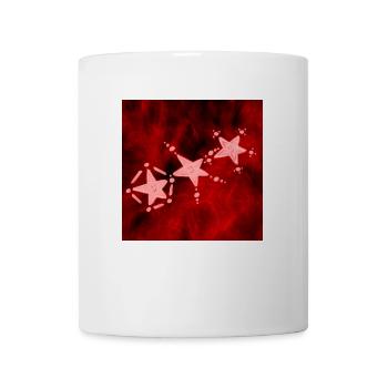 DREI ROTE STERNE - Tasse - Weiß - Vorne