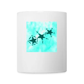 3 ÉTOILES SOURIANT AZULITO - Mug blanc - blanc - Devant