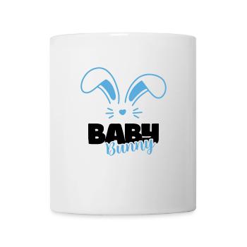 Baby Hase Junge Boy Hellblau - Tasse - Weiß - Vorne