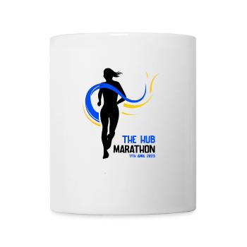 Marathon April 17, 2023 at the Hub of the Universe - Mug - white - Front