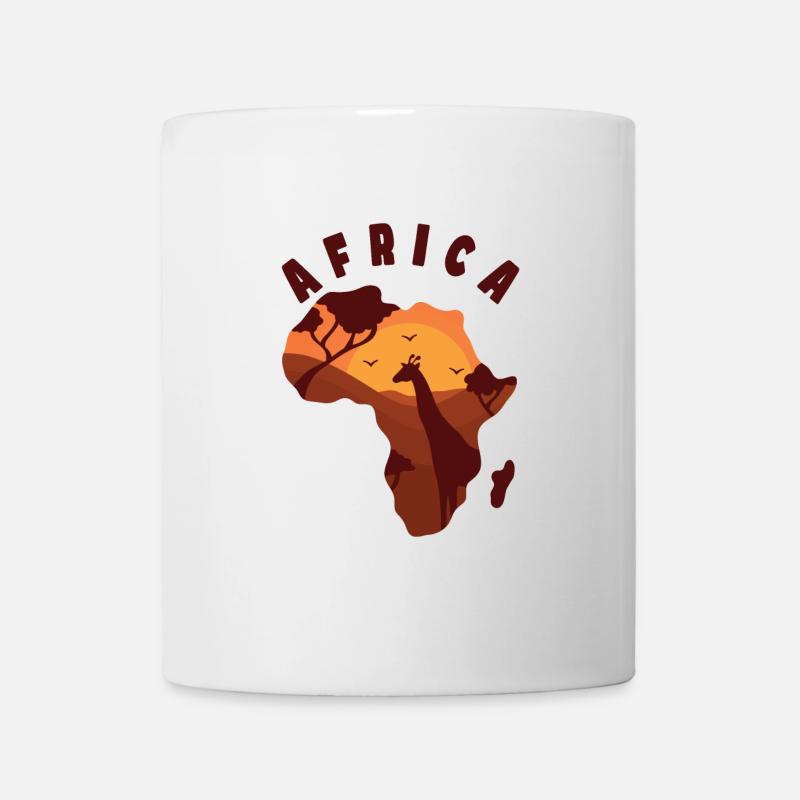 Africa Sundown Wildnis Sahara Wüste - Tasse - Weiß