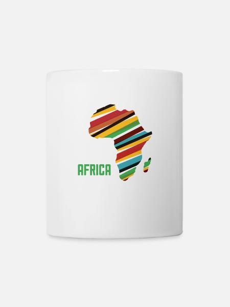 Colorful Africa - Tasse - Weiß
