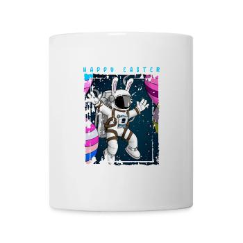 Osterhasen Astronaut im Weltall - Tasse - Weiß - Vorne