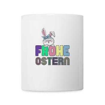 Frohe Ostern - Osterhase - Tasse - Weiß - Vorne