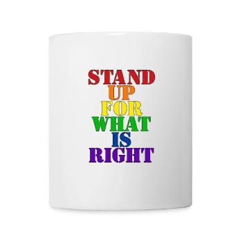 Déclaration LGBT de la fierté - Mug blanc - blanc - Devant