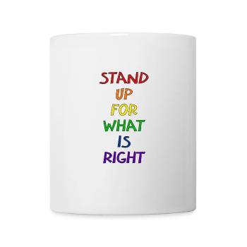 Déclaration LGBT de la fierté - Mug blanc - blanc - Devant