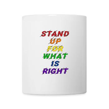 Déclaration LGBT de la fierté - Mug blanc - blanc - Devant