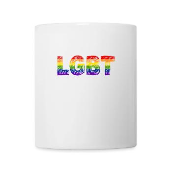 Déclaration LGBT de la fierté - Mug blanc - blanc - Devant