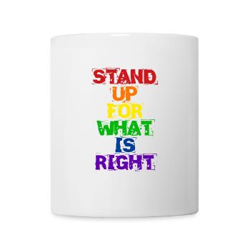 Déclaration LGBT de la fierté - Mug blanc - blanc - Devant