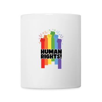 Proud LGBTQ. Human rights - Mug - white - Front