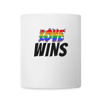Stolz LGBTQ. Die Liebe siegt - Tasse - Weiß - Vorne