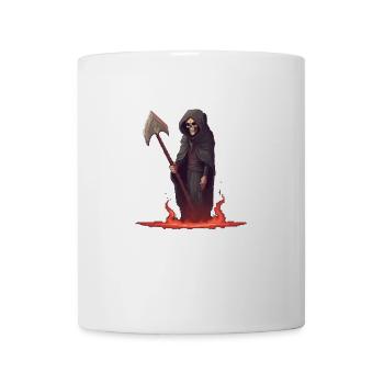 Faucheuse de pixels - Mug blanc - blanc - Devant