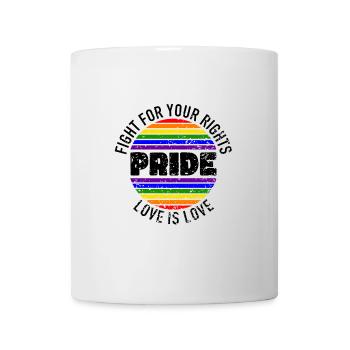 Pride LGBT love wins, we are queer and proud - Mug - white - Front