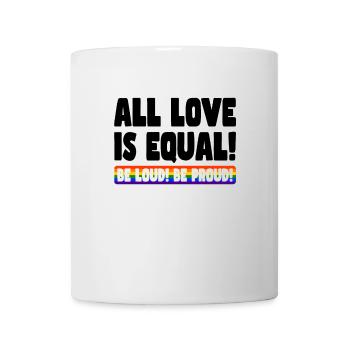 Pride LGBT Liebe gewinnt, wir sind queer und stolz - Tasse - Weiß - Vorne