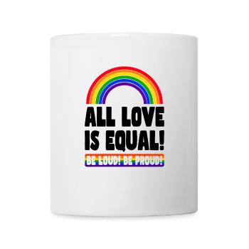 Pride LGBT Liebe gewinnt, wir sind queer und stolz - Tasse - Weiß - Vorne