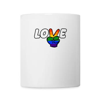 Pride LGBT Liebe gewinnt, wir sind queer und stolz - Tasse - Weiß - Vorne