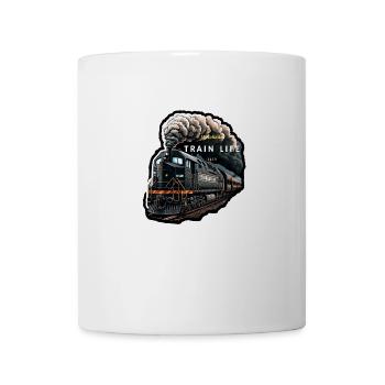 Train Life : Le train de l'aventure - Mug blanc - blanc - Devant