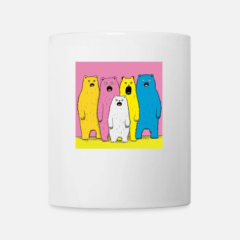Quirky Bärenchor - Tasse - Weiß