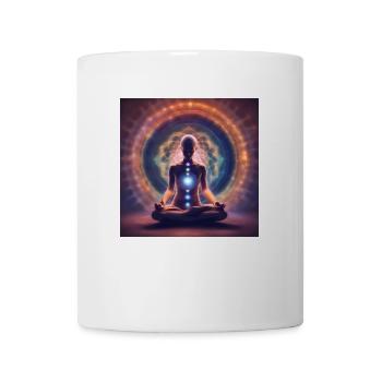 Chakra Meditation - Tasse - Weiß - Vorne