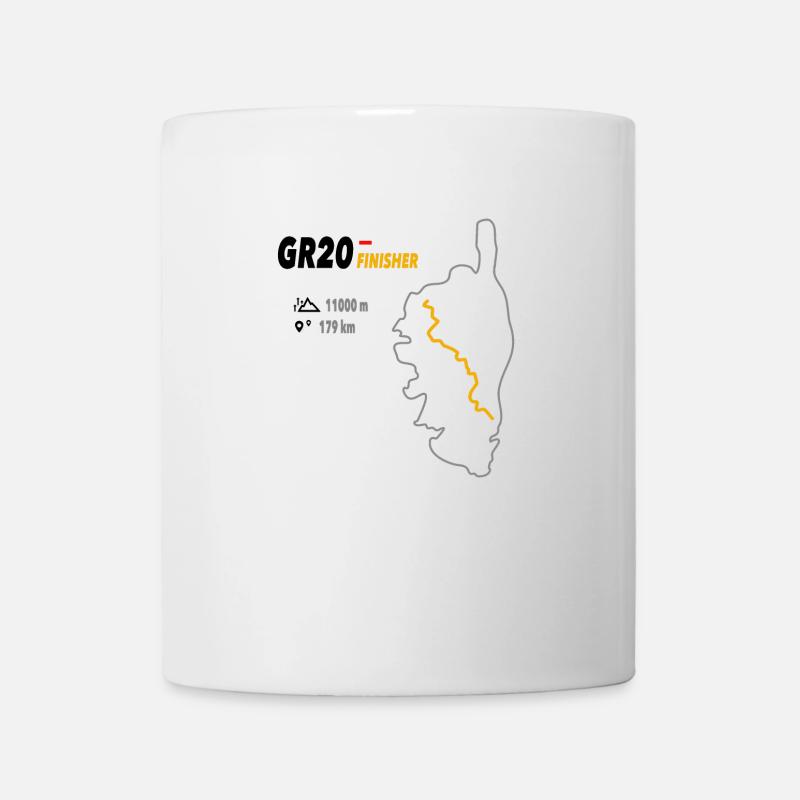 GR20 Finisher - Tasse - Weiß