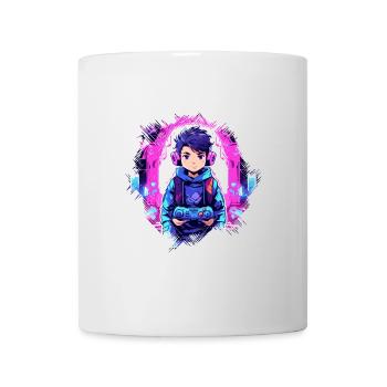 Le jeu est ma vie - Mug blanc - blanc - Devant