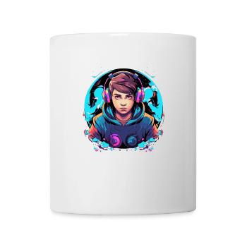 Le jeu est ma vie - Mug blanc - blanc - Devant