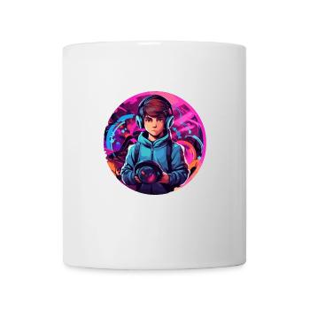 Le jeu est ma vie - Mug blanc - blanc - Devant