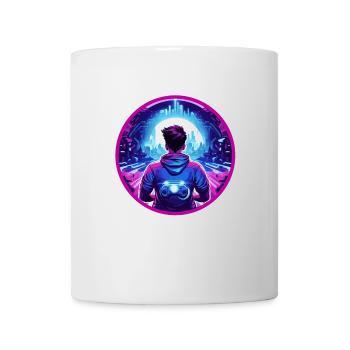 Le jeu est ma vie - Mug blanc - blanc - Devant