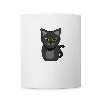 Katze - Tasse - Weiß - Vorne