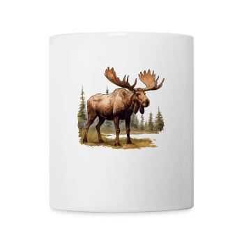 Moose Clipart Design - Mug - white - Front