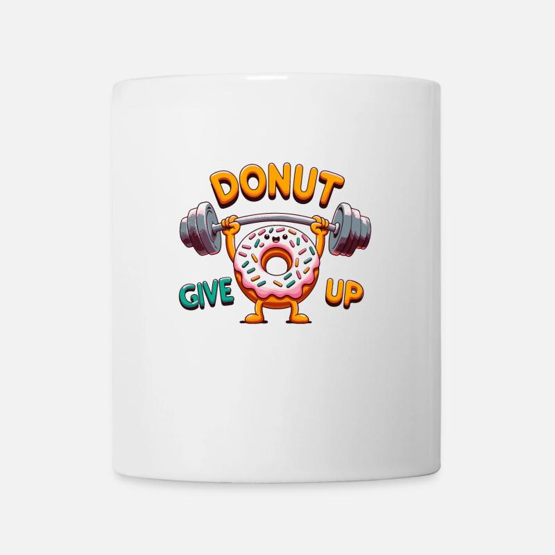 Donut Give Up - Mug - white