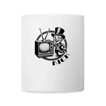 Retro Kick TV - Mainstream abschalten - Tasse - Weiß - Vorne
