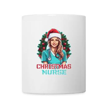 Frohe Weihnachten Krankenschwester - Tasse - Weiß - Vorne