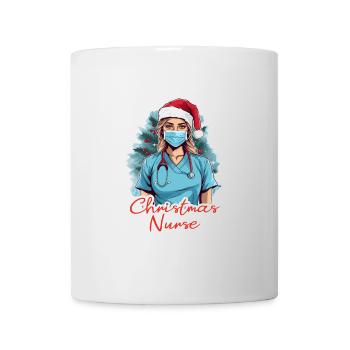Frohe Weihnachten Krankenschwester - Tasse - Weiß - Vorne