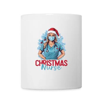 Frohe Weihnachten Krankenschwester - Tasse - Weiß - Vorne