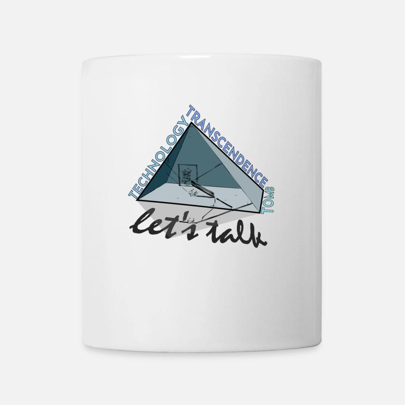 Pyramid Tomb Technology Transcendence - Dark font - Mug - white