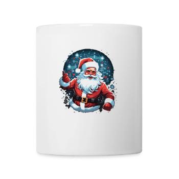Lustiger Weihnachtsmann zu Weihnachten - Tasse - Weiß - Vorne