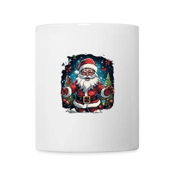Lustiger Weihnachtsmann zu Weihnachten - Tasse - Weiß - Vorne