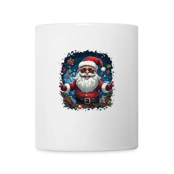 Lustiger Weihnachtsmann zu Weihnachten - Tasse - Weiß - Vorne