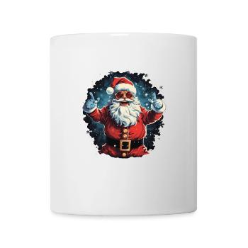 Lustiger Weihnachtsmann zu Weihnachten - Tasse - Weiß - Vorne
