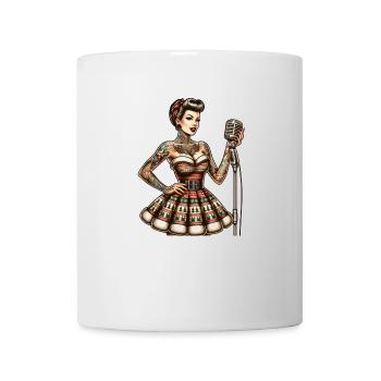 Christmas Rockabella: Festliche Vintage-Charme - Tasse - Weiß - Vorne