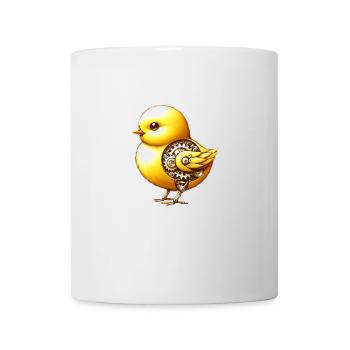 Mechanisches kleines Huhn - Tasse - Weiß - Vorne