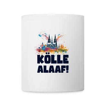 Cologne Kölle Carnival Gebützt Kölle Alaaf Jeck Party - Mug - white - Front